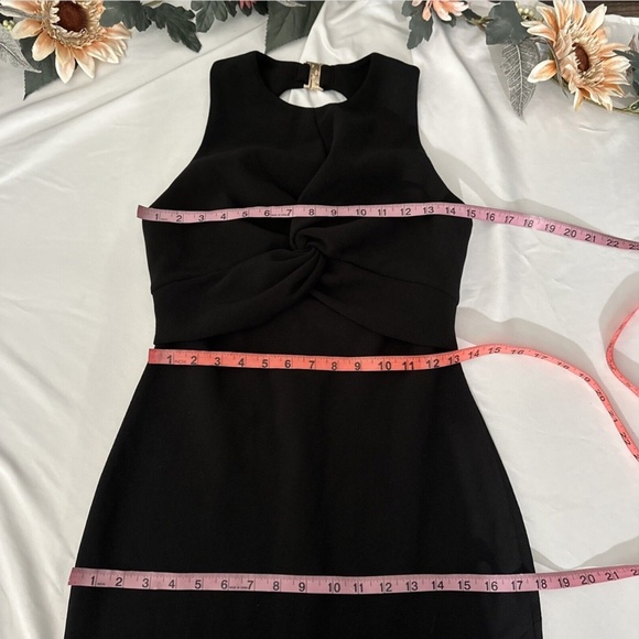 NEW $268 SIGNIFICANT OTHER [ 6 US ]‎ Ezra Asymmetrical Maxi Dress Gown Black - Picture 4 of 14